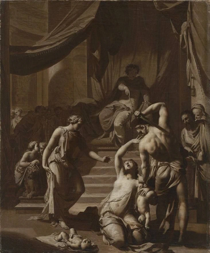 Adriaen van der Werff - Il giudizio di Salomone, Bavarian State Painting Collections, Monaco di Baviera